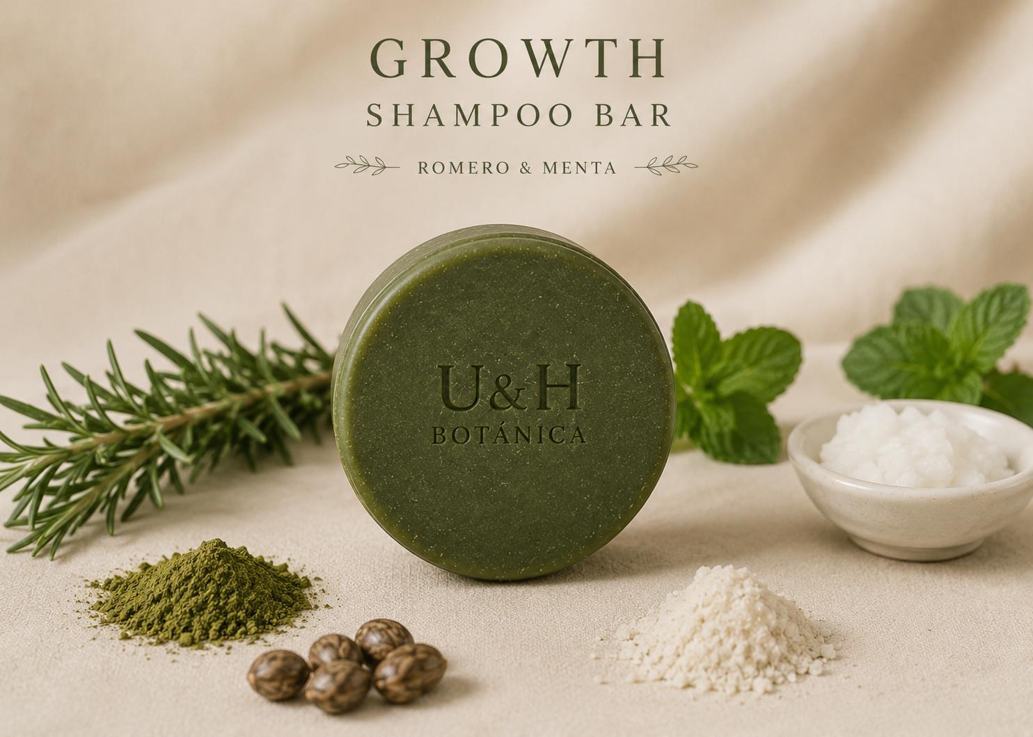 Growth Shampoo Bar Romero y Menta
